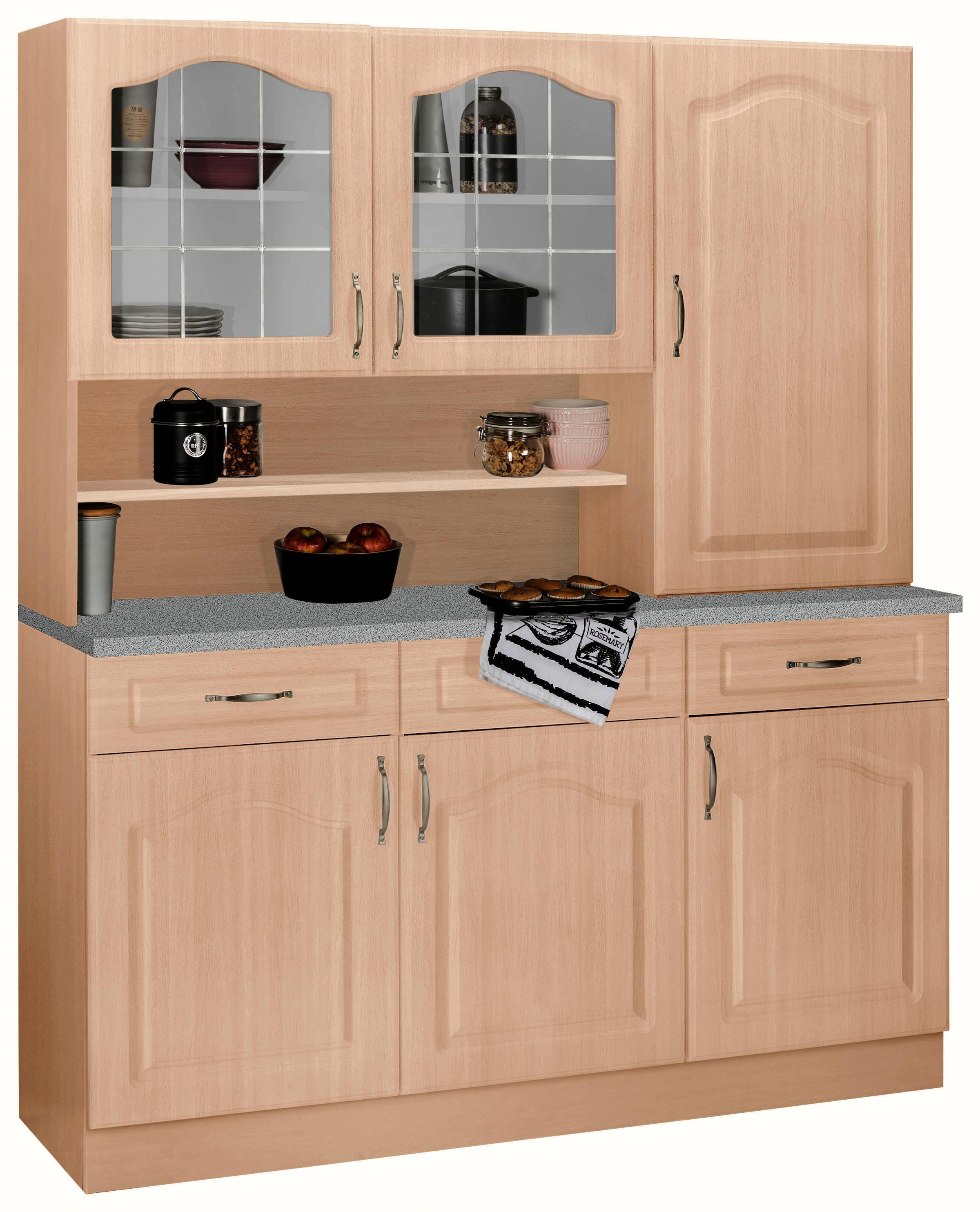wiho Küchen Küchenbuffet »Linz« 150 cm breit, in Landhaus-Optik