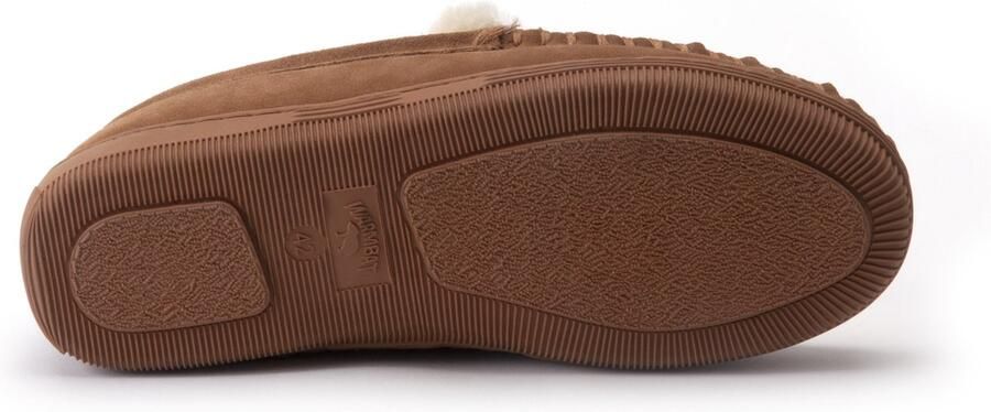 Warmbat Australia Barron suède pantoffels zwart