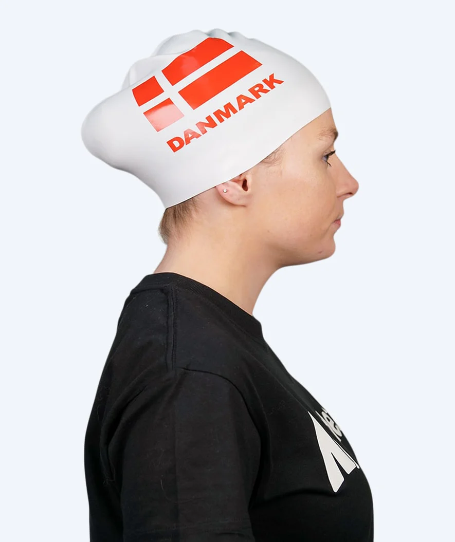 Watery badehætte - Danmark - Hvid