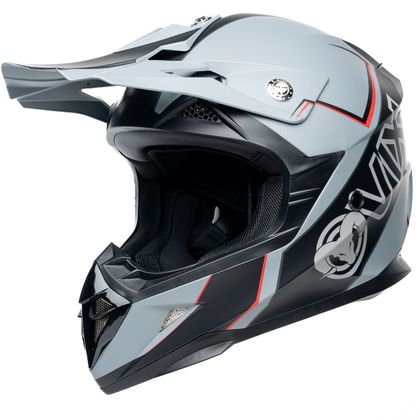 Casque cross Ovix DIRTY LAZY 2024 - Gris / Noir