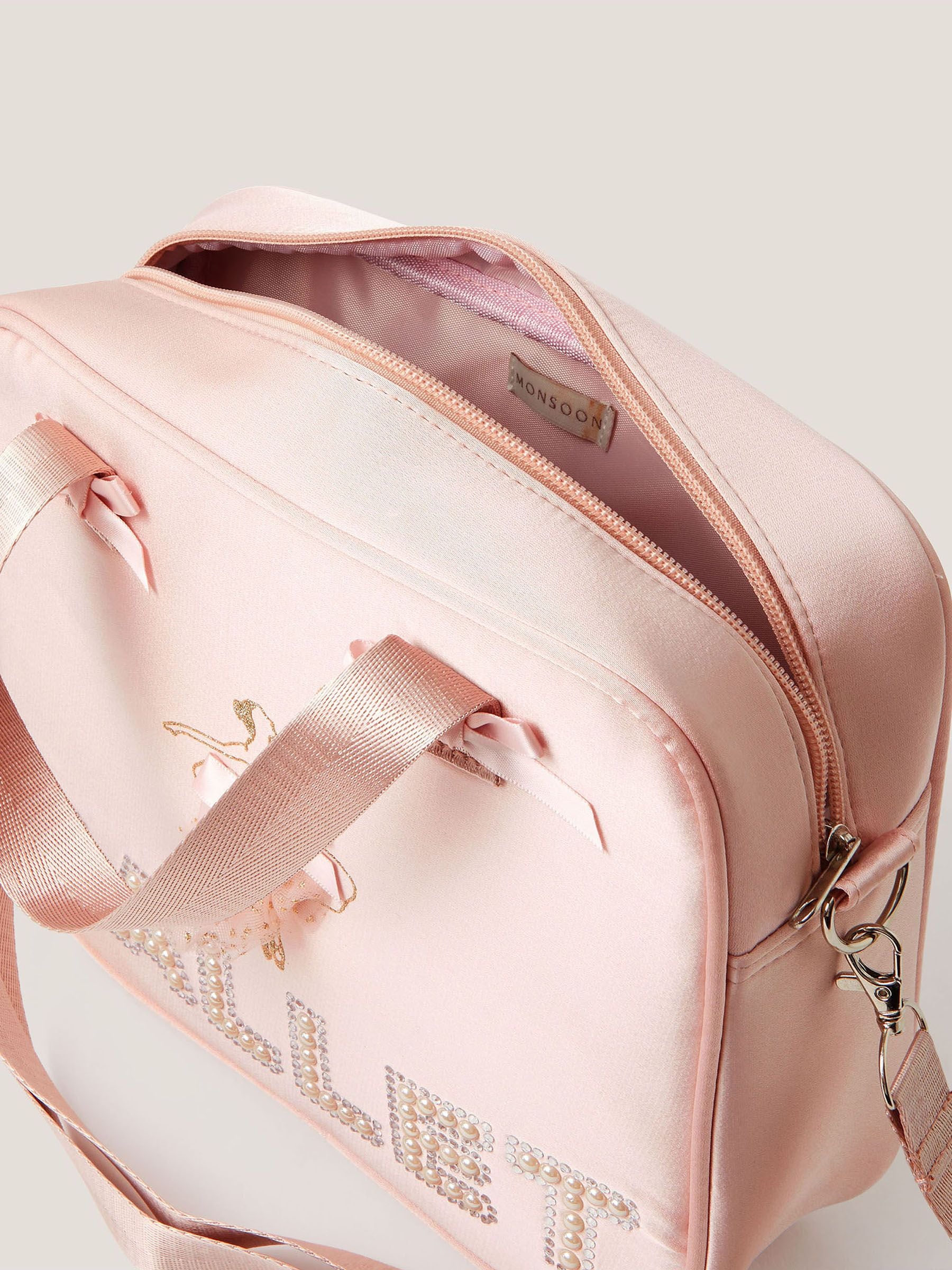 Monsoon Darcy Satin Ballet Bag