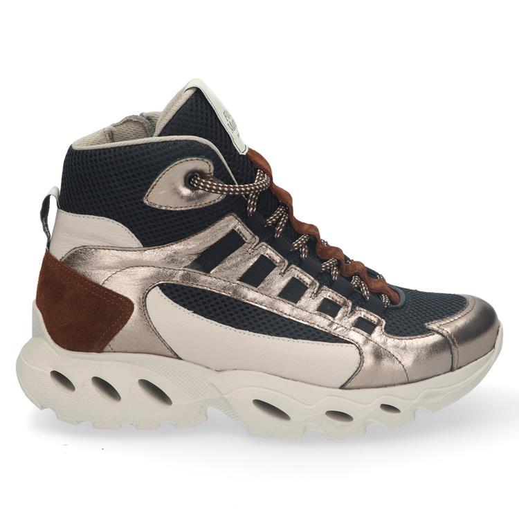 Durea 9831 wijdte K CHAMPAGNE/ZWART/COGNAC
