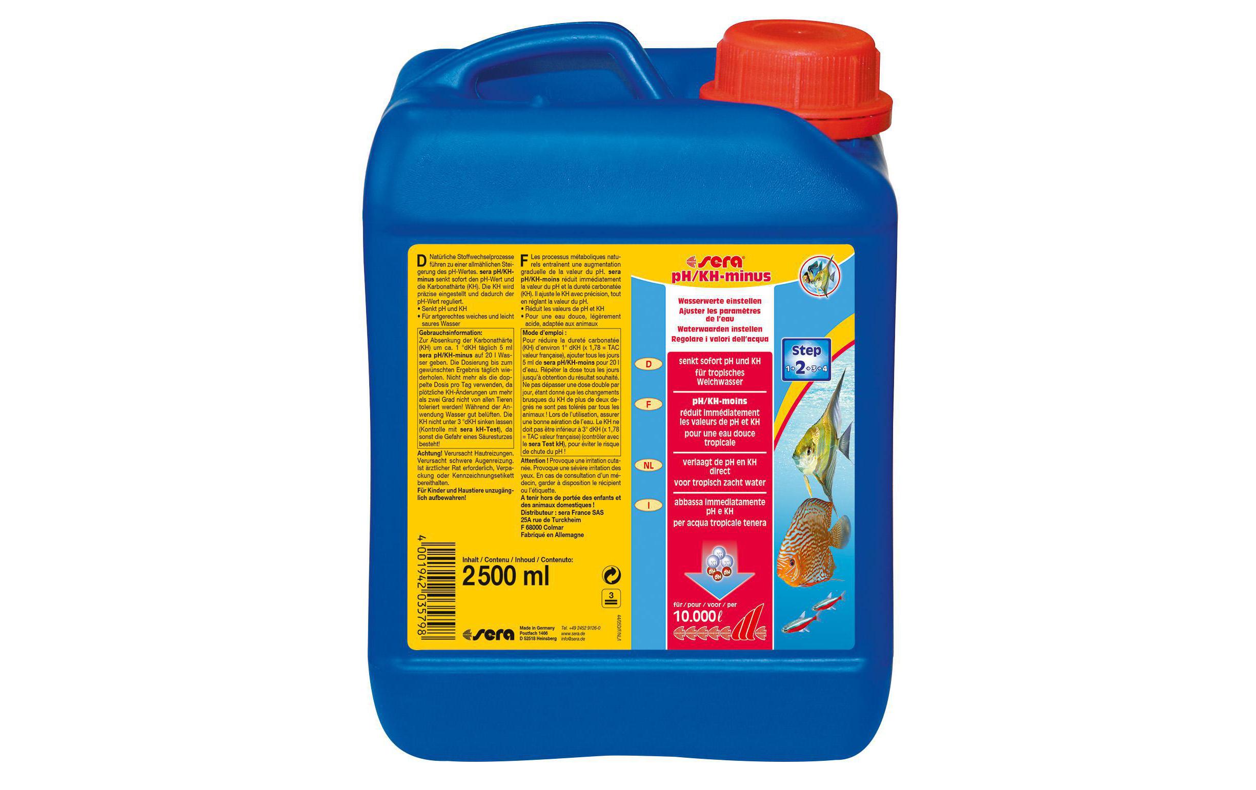 Wasseraufbereiter pH/KH -minus, 2.5 lTeichpflegemittel