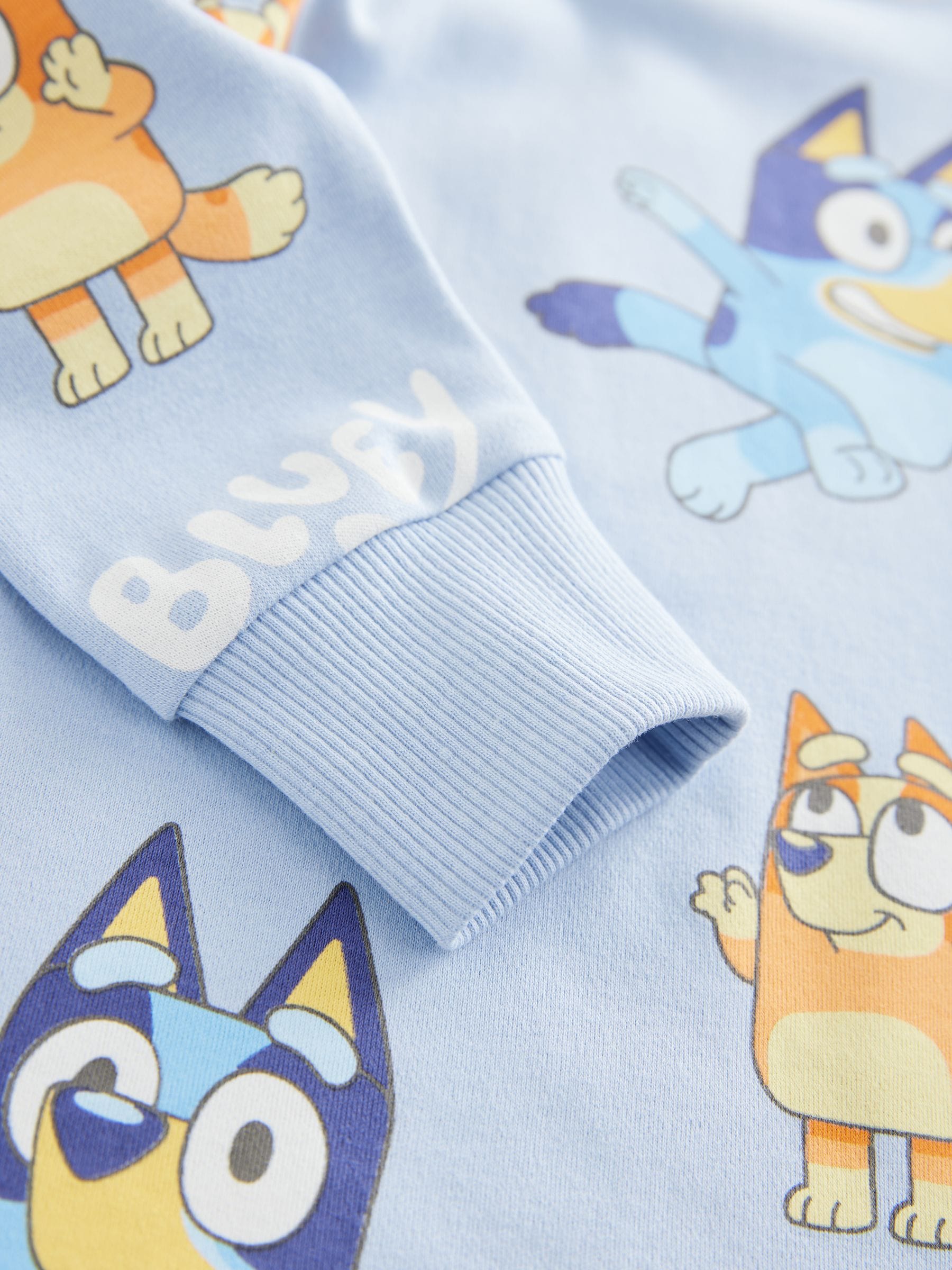 Blauw - Bluey behaaglijke pyjama (12mnd-8jr)