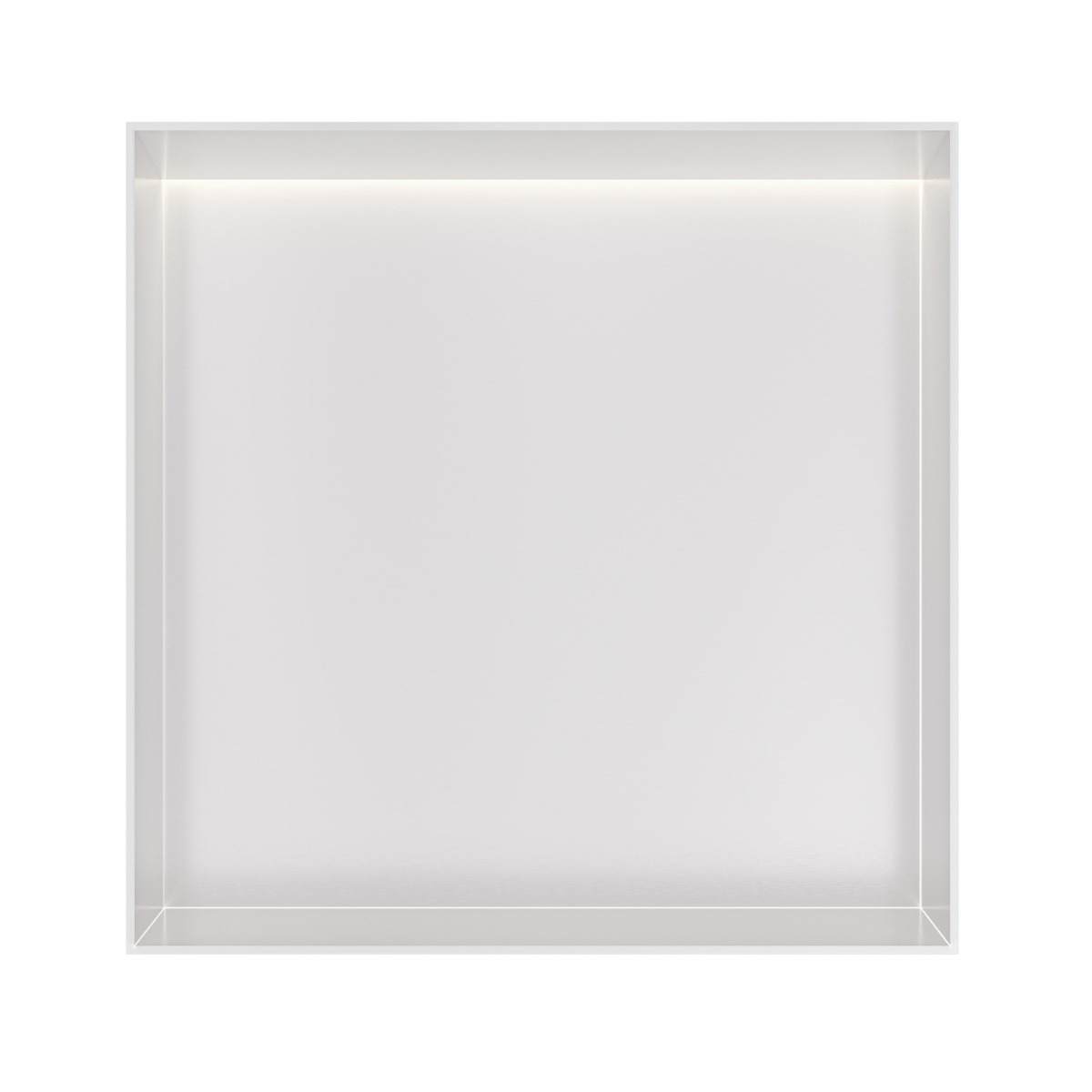 Hotbath &More frameless inbouwnis met verlichting 30x30x10cm wit mat