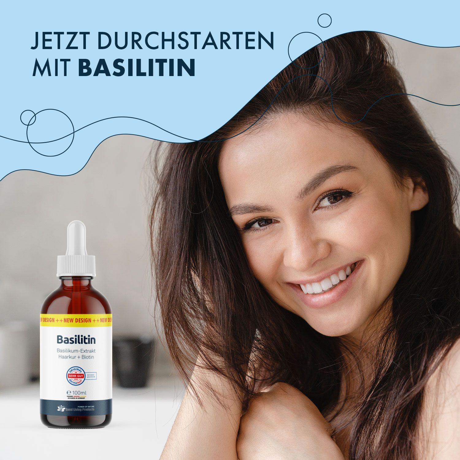 Basilitin Basilikum-Extrakt-Haarkur mit Biotin