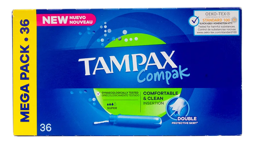 Tampax Compak Super - 36 stk.