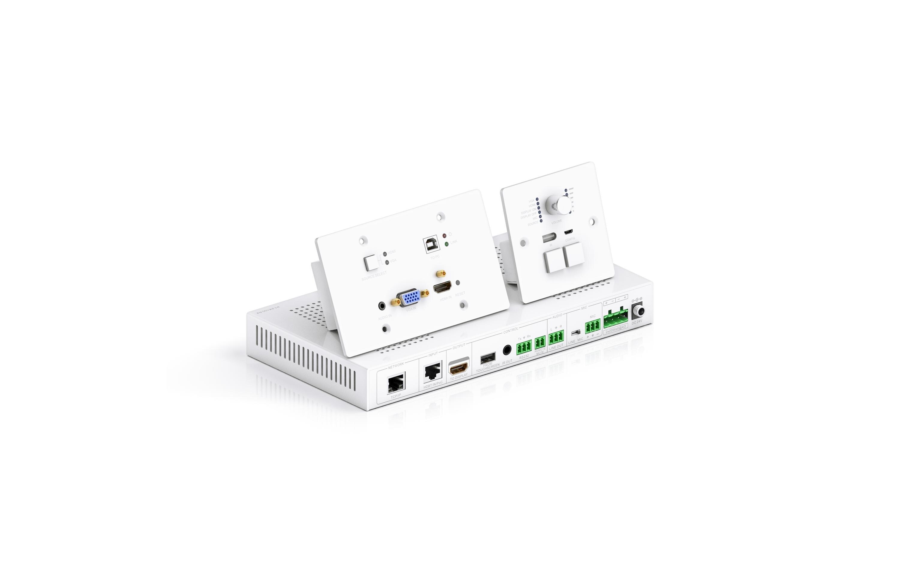 AV-Verteilungssystem PT-PK100 HDMI, VGA, HDBaseT<br>2K Multiformat HDBaseT AV Distribution System