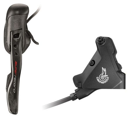 Frein Arrière Hydraulique Campagnolo   Levier Droit Campagnolo Super Record EPS Disc 140 mm Noir