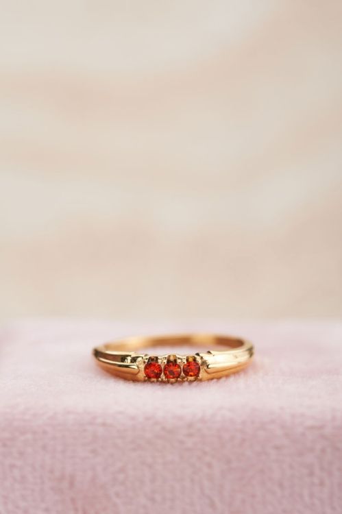 Triple pomegranate ring