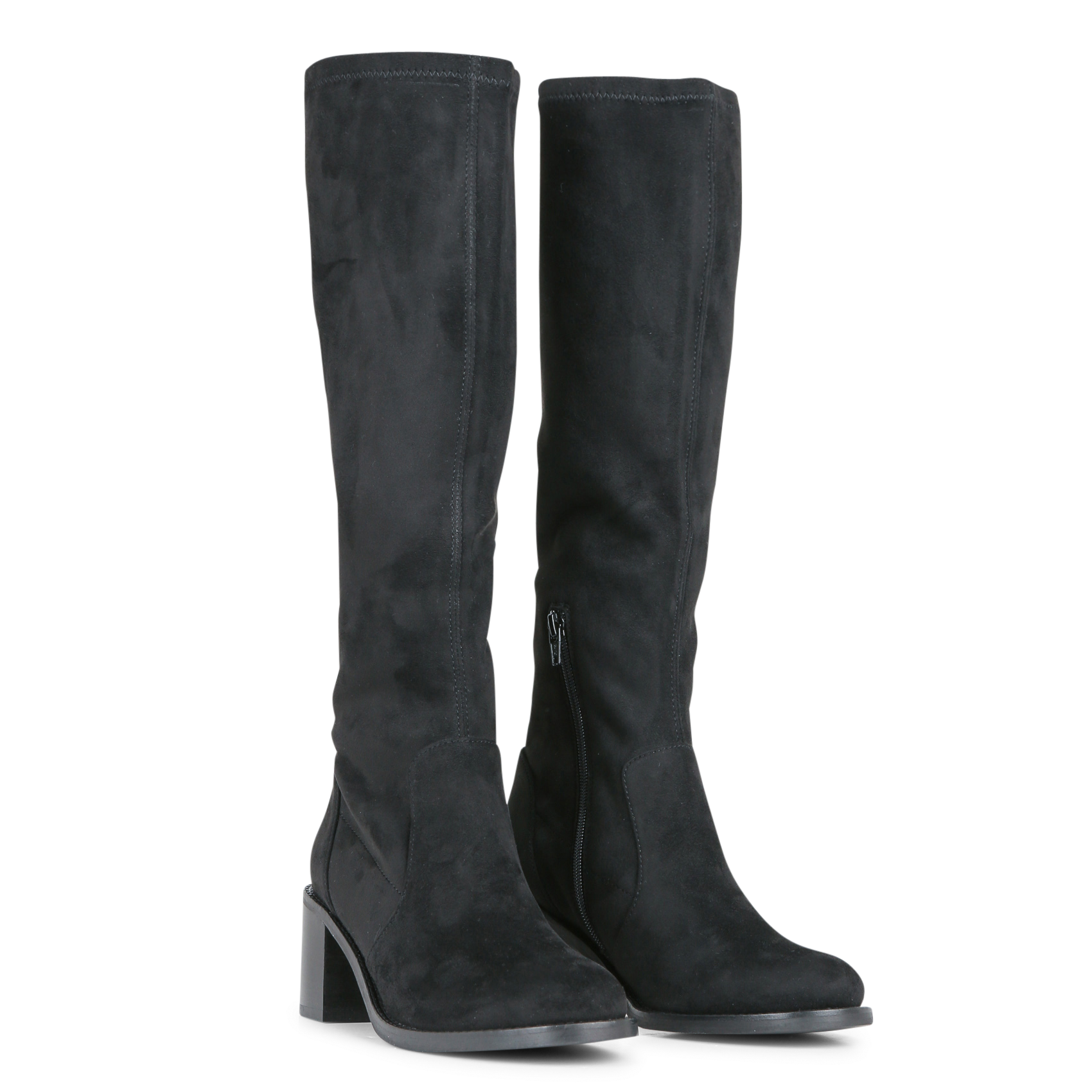 BRILLE - Bottes en cuir mélangé | Noir