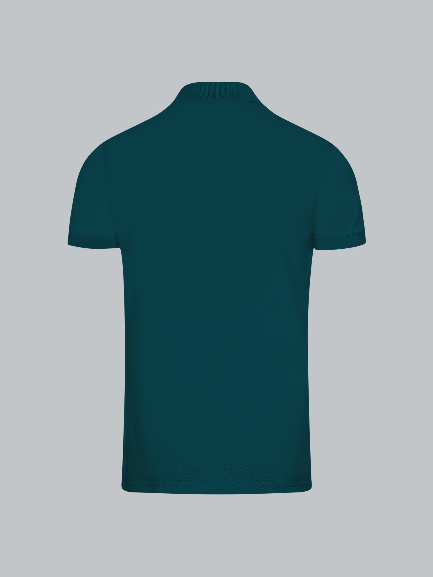 Poloshirt aus elast. Piqué Saphir