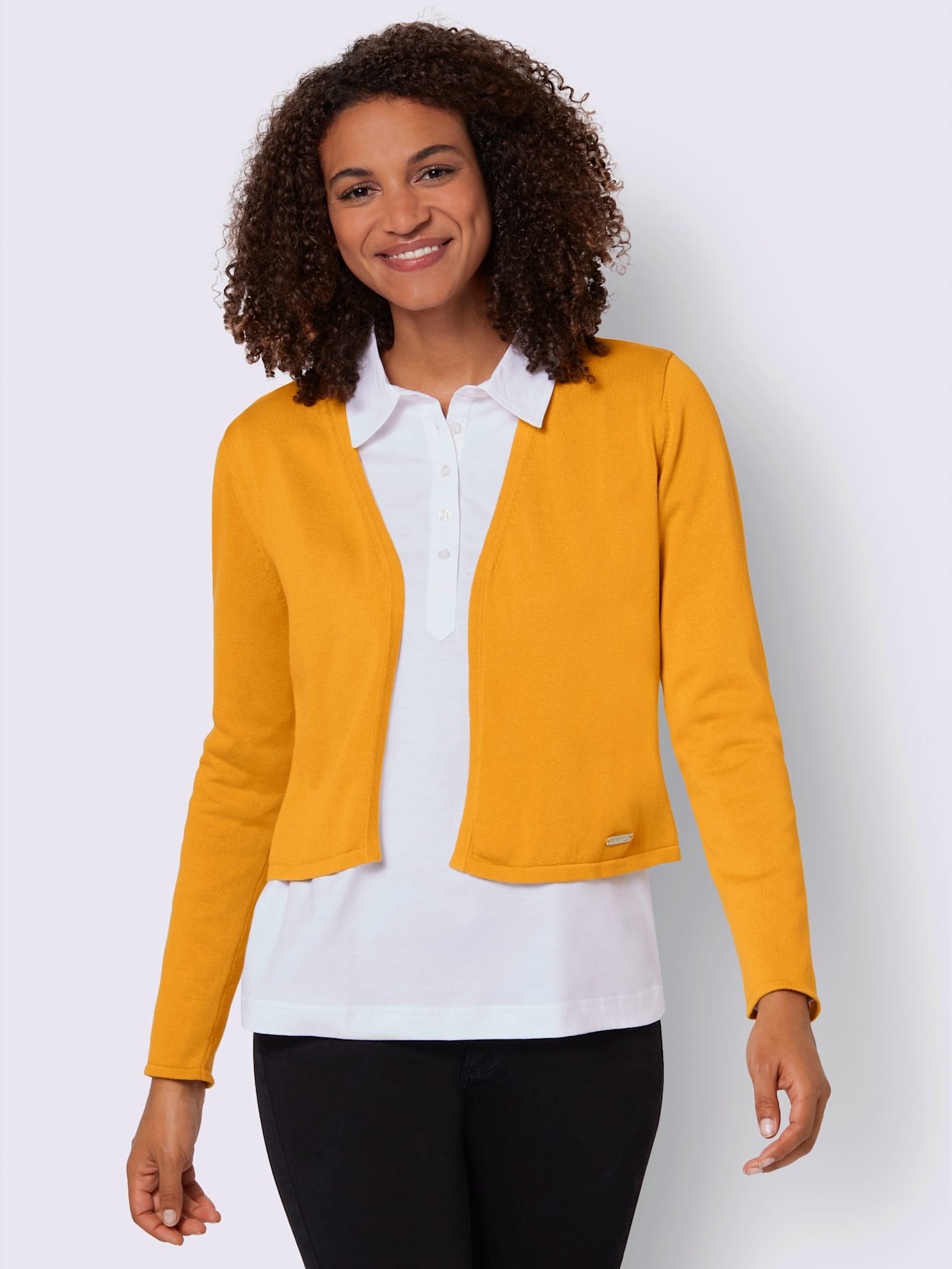 Boléro en tricot pur coton