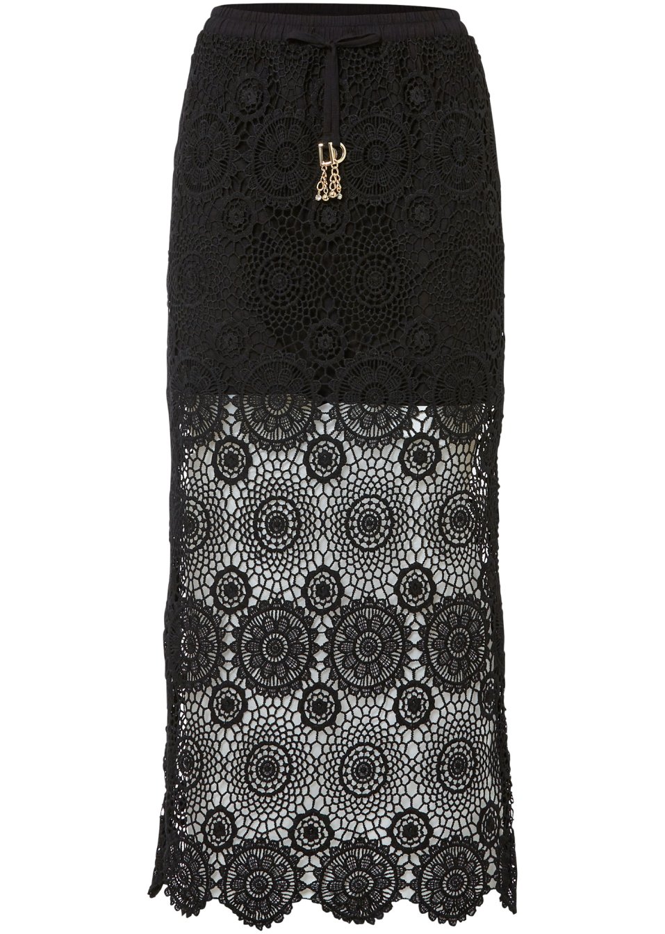Jupe longue en crochet