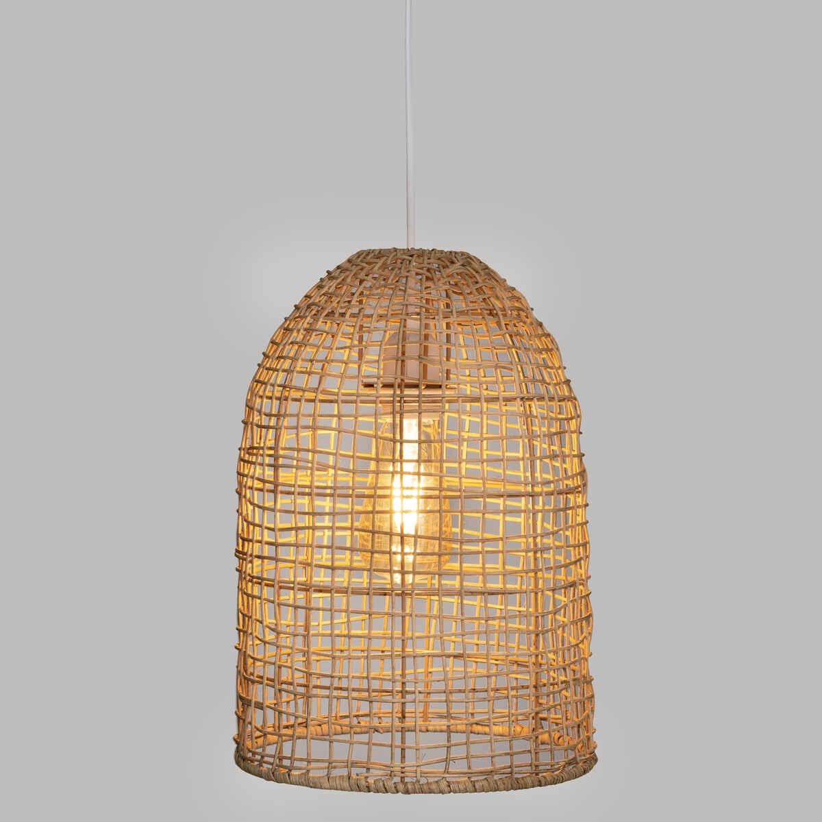 SUSPENSION ROTIN KARLA NATUREL D.24CM