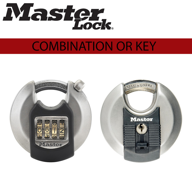 Master Lock discusslot 70mm breed, achthoekige beugel, weerbestendig met cijferslot