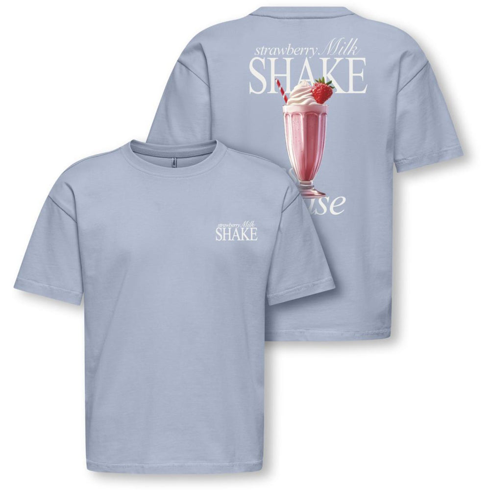 Køb kids ONLY Soft Chambray Milkshake Koghelen Life S/S Loose Tee Jrs Noos