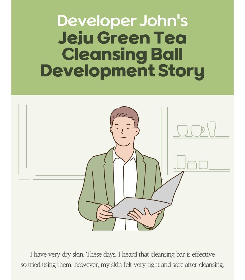 ingrediënten - Jeju Groene Thee Reinigingsbal