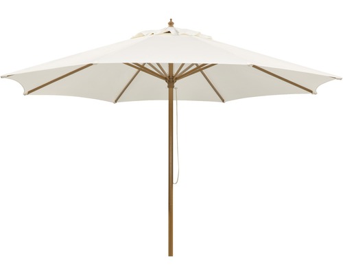 Schneider Malaga parasol Ø 300 H 257 cm Polyester 180 g/m² naturel