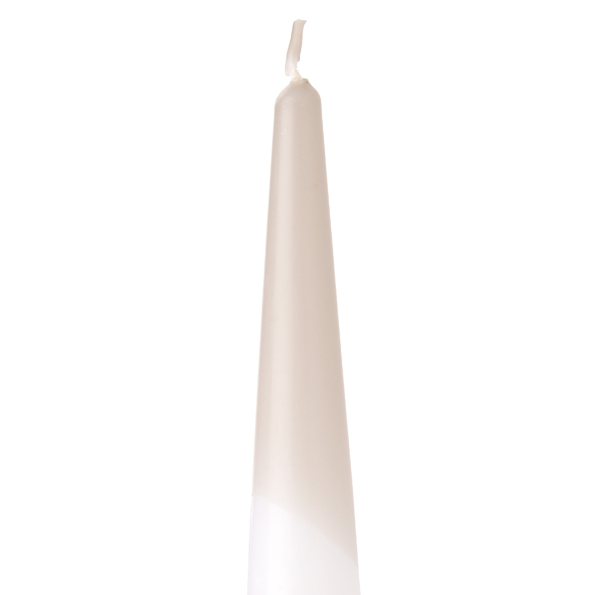 My Home Kerze in Kegelform dunkelgrün / creme / beige