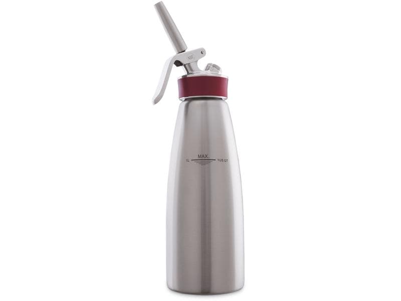 Kisag Rahmbläser Whipper Professional 1 l, Silber Rahmspender