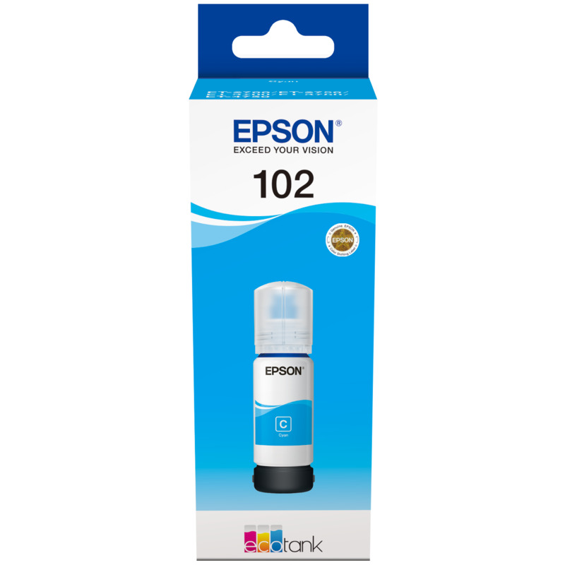 Epson 102 Tintenflasche, cyan