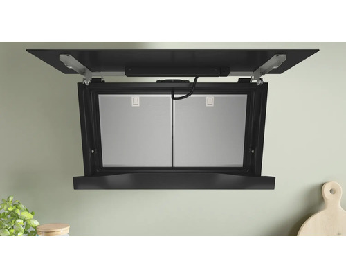 Bosch DWJ91LT60 recirculatie afzuigkap voor wandmontage, BxD 90 x 44,7 cm, zwart