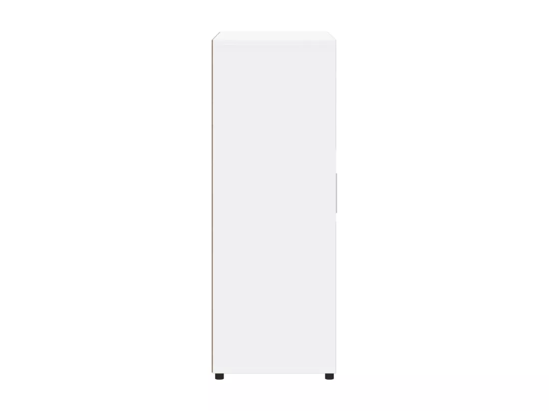 Buffets 2 pcs blanc 60x31x84 cm bois d'ingénierie