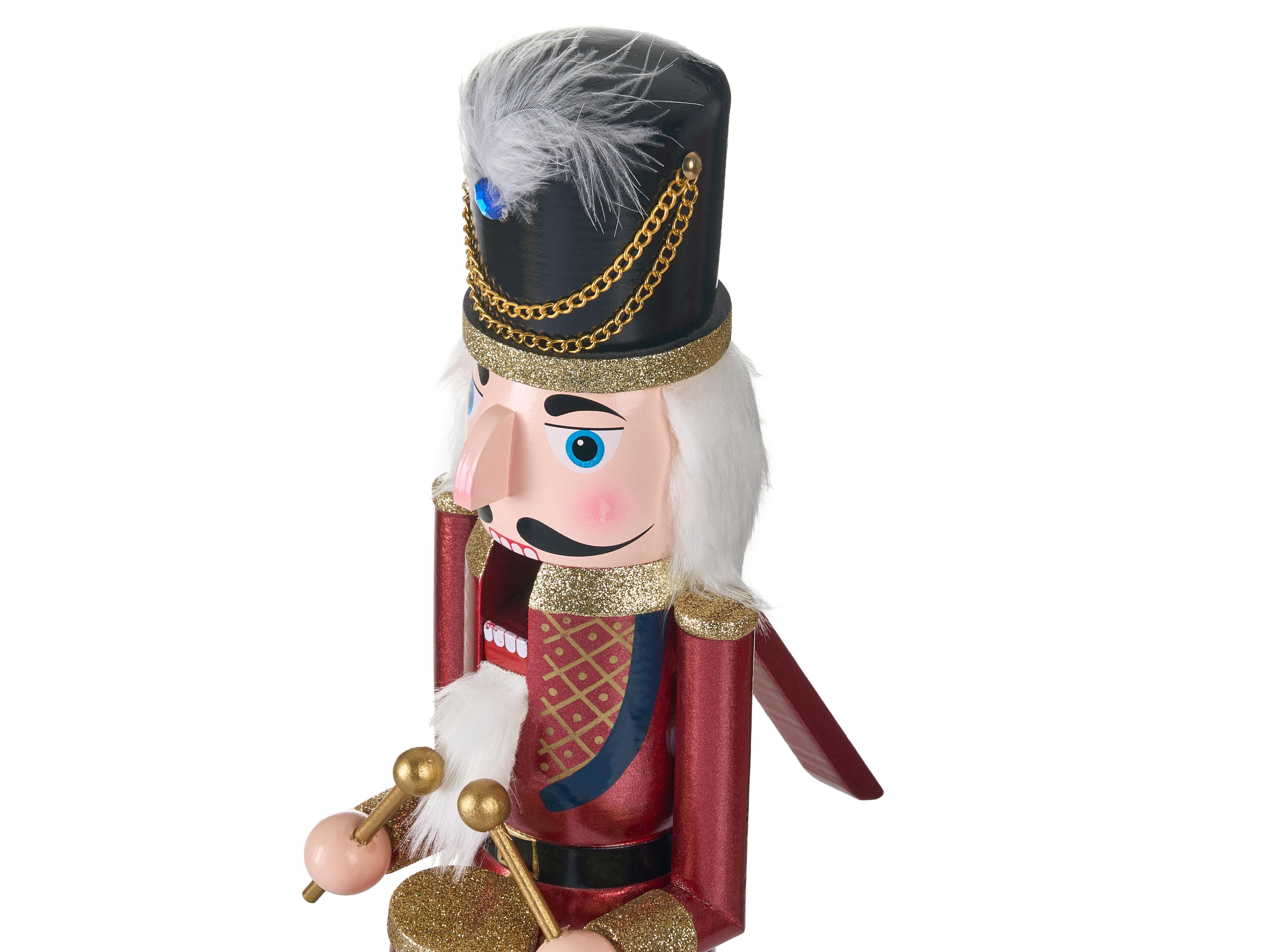 Figuur HOGSJON Notenkraker 50 cm Rood