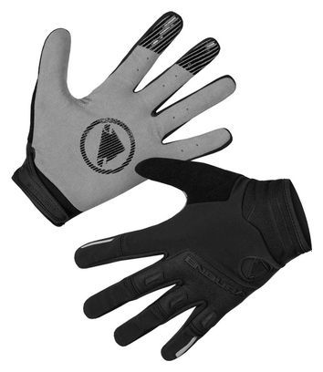 Gants Longs Coupe-Vent Endura SingleTrack Noir