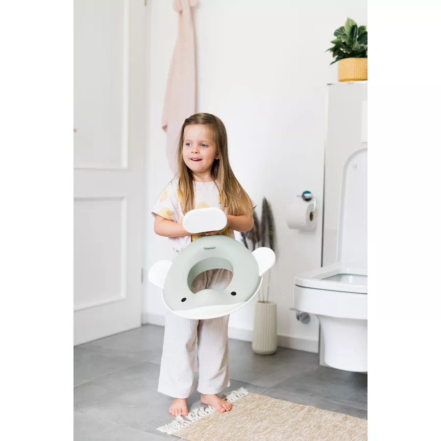 KINDSGUT Toilettenaufsatz Wal pistazie