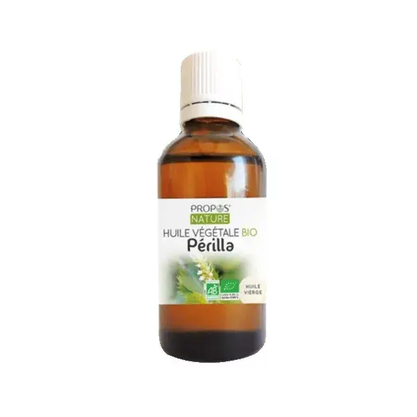Óleo Vegetal de Perilla Orgânico para Aromaterapia e Fitoterapia da Propos' Nature 50ml