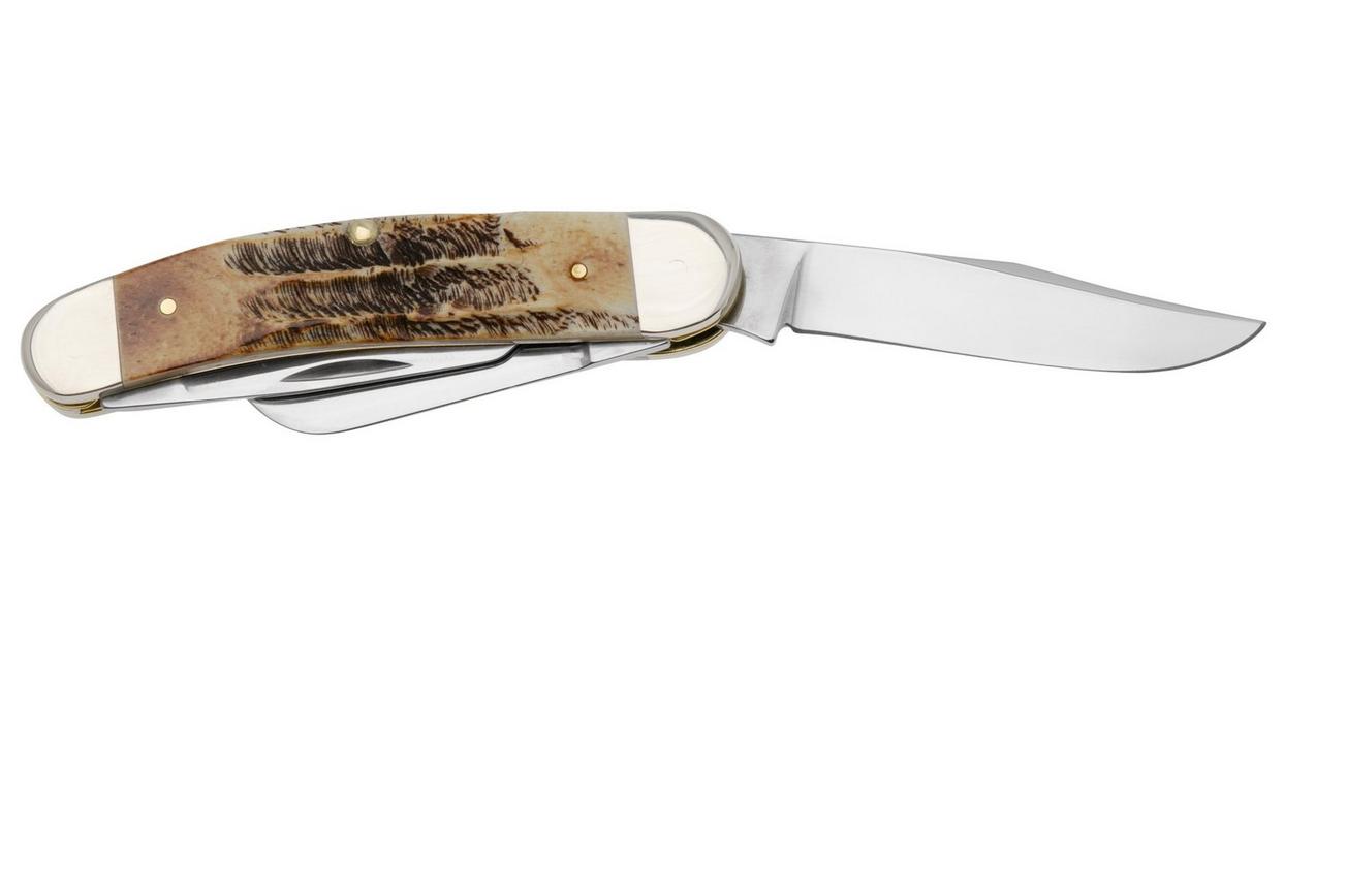Case Sowbelly 65313 Case 6.5 BoneStag TB6.5339 SS zakmes, Tony Bose design