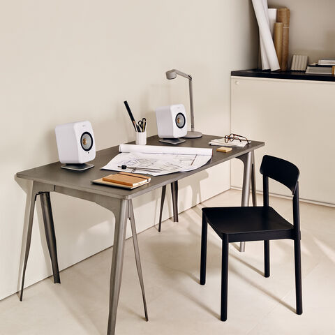 KEF LSX II – supercompacte draadloze hifi-luidspreker Wit