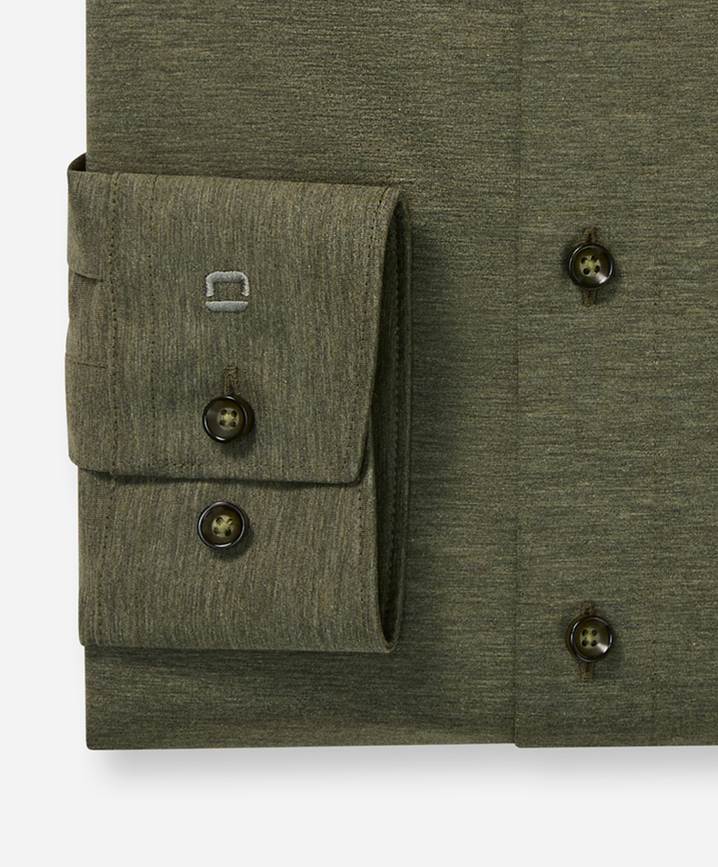 Olymp Modern fit Luxor Heren overhemd lange mouw groen