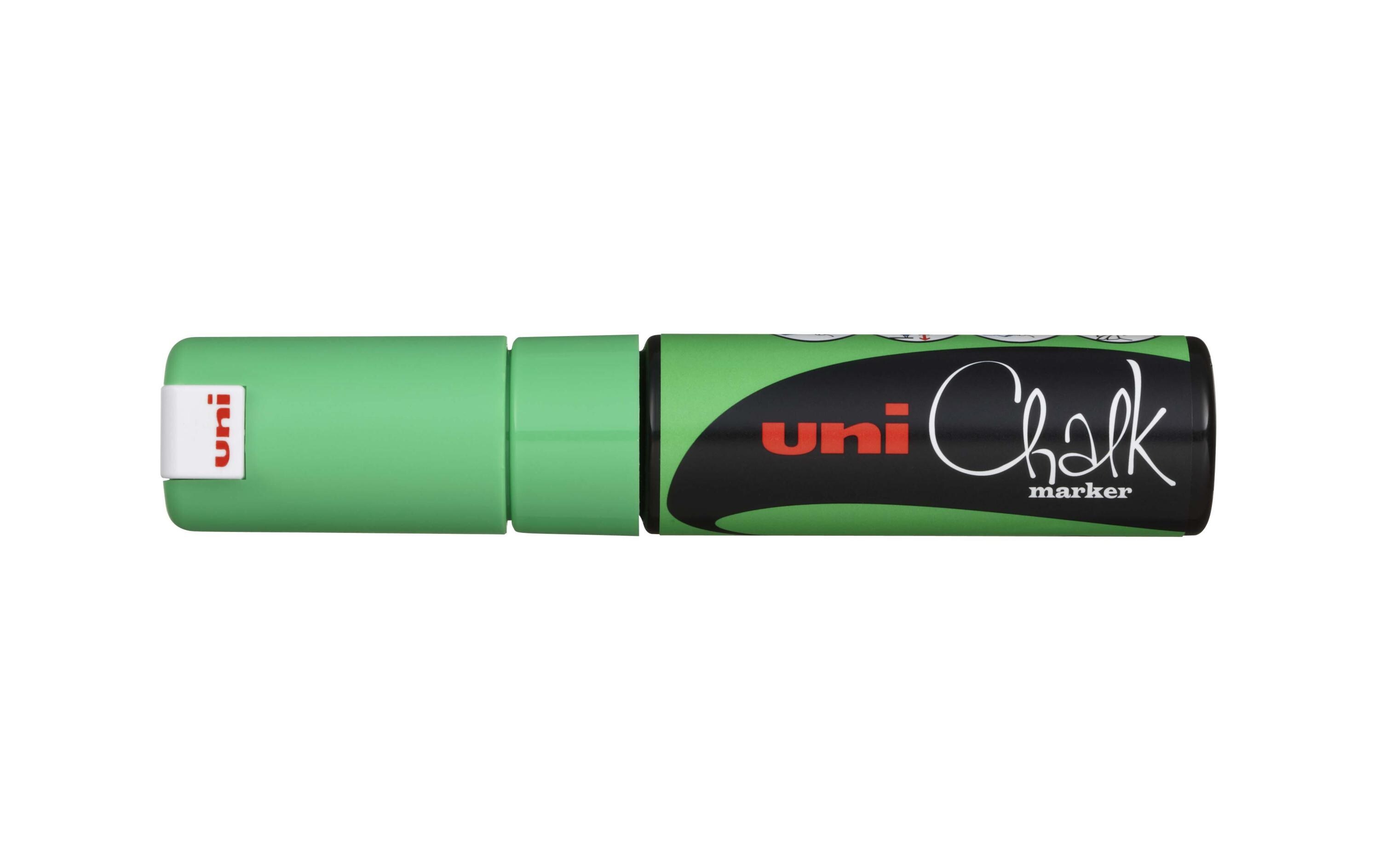 Kreidemarker Uni CHALK 8 mm Fluo GrünGrüner Kreidemarker