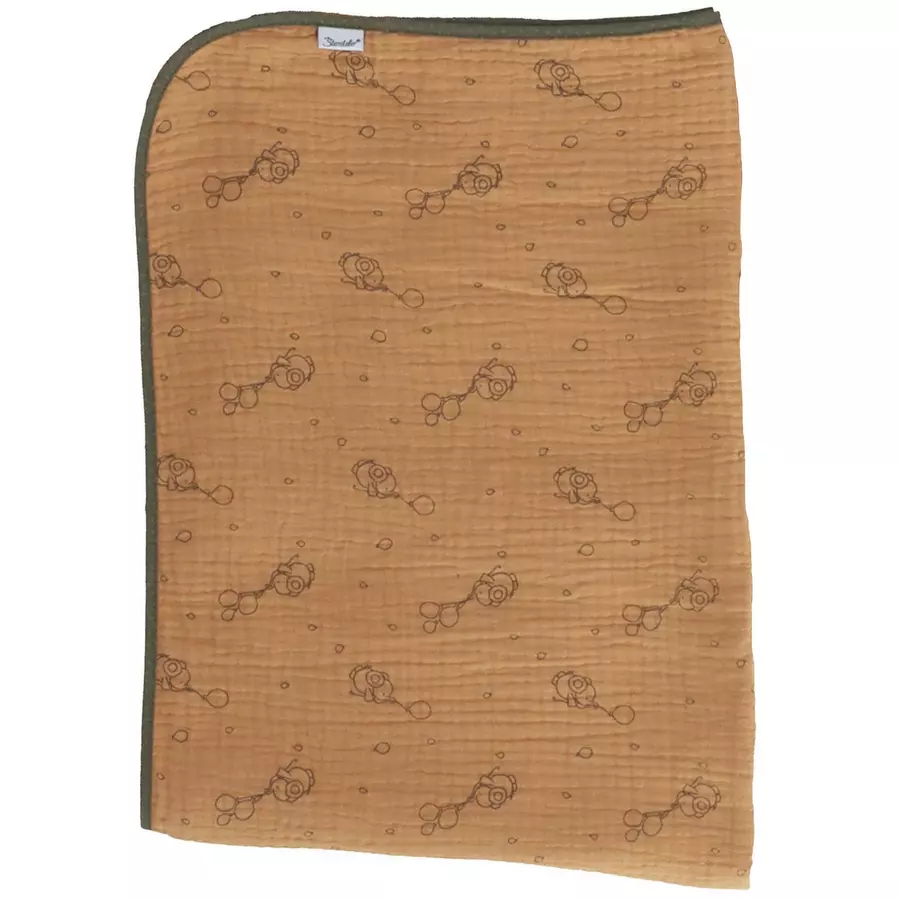 Sterntaler Musselin-Schmusedecke Eddy rost 120 x 120 cm