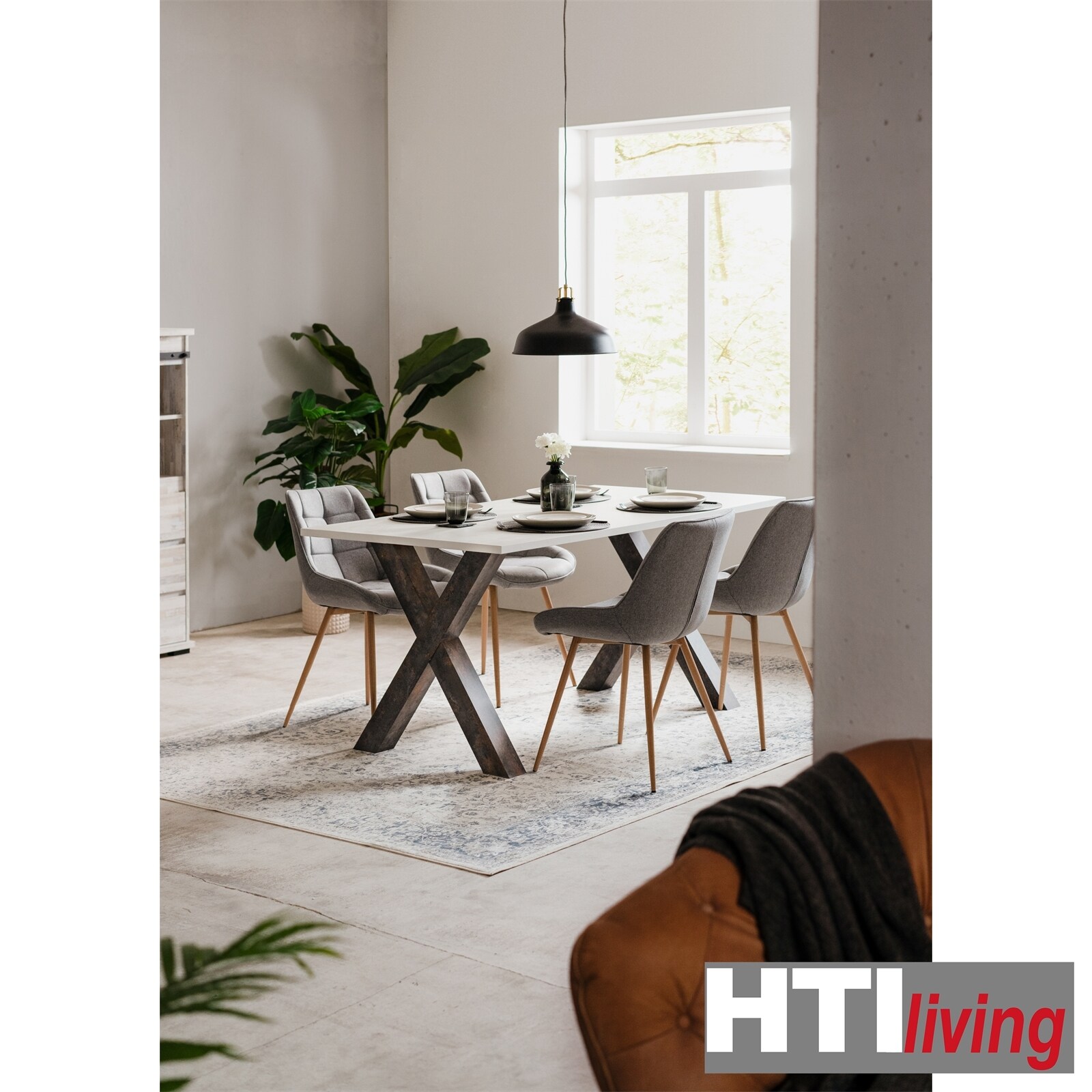 HTI-Living Esstisch Sevilla mit X-Gestell