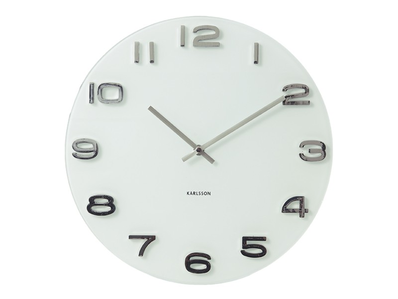 Wall Clock Vintage Round KA4401 Black