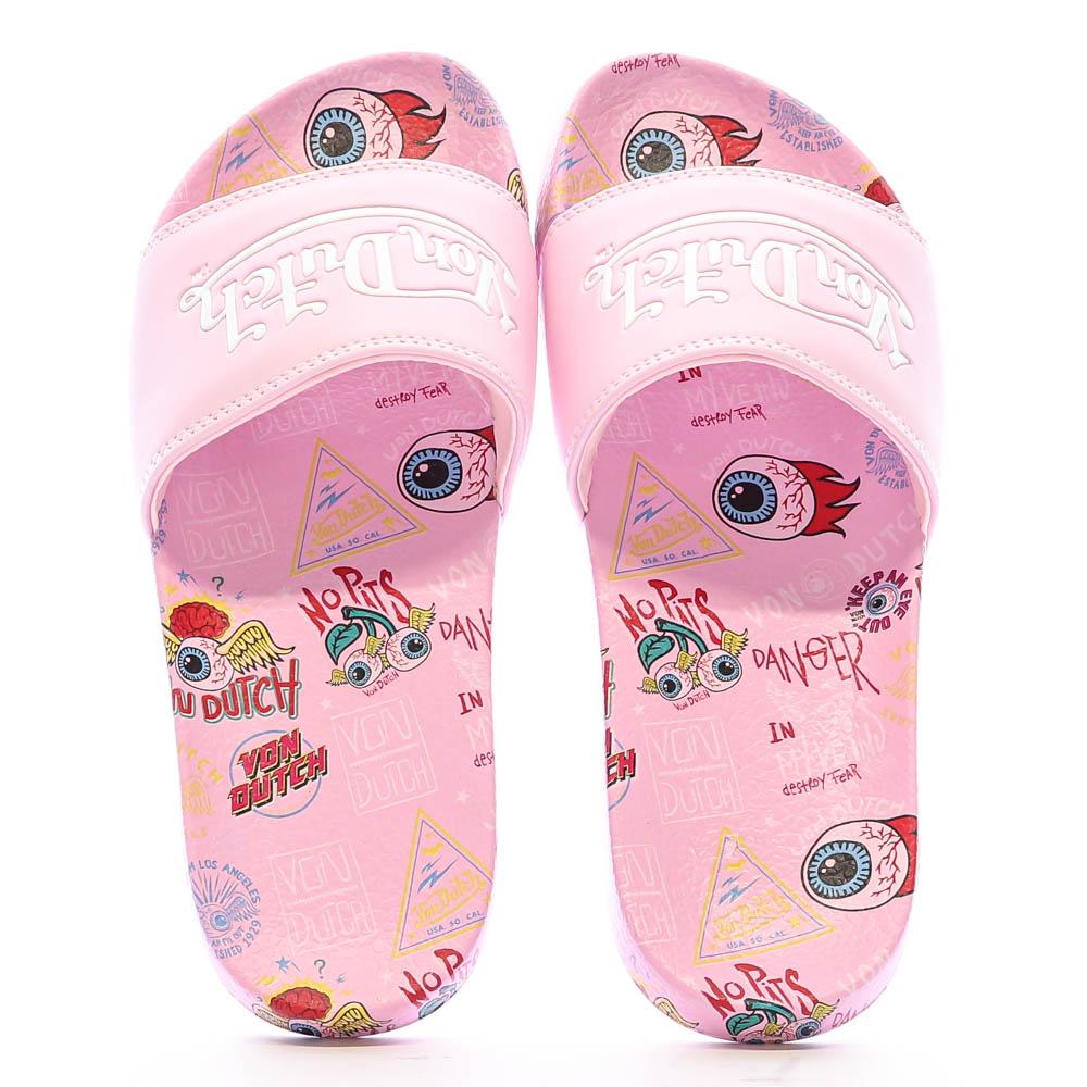 Von Dutch Claquettes Rose Femme Von Dutch 910790