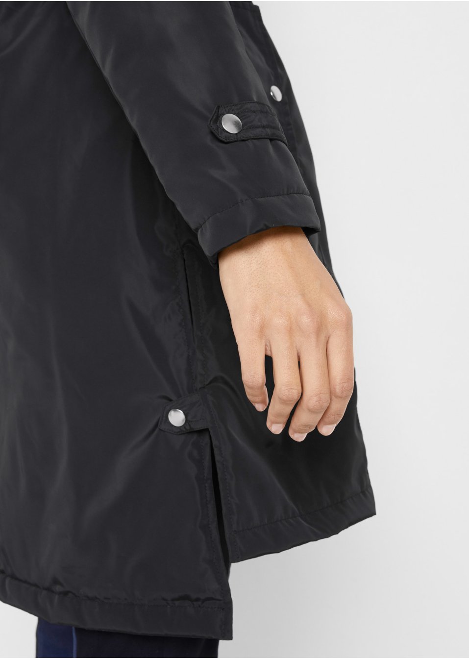 Veste à capuche de coupe large, légèrement rembourrée