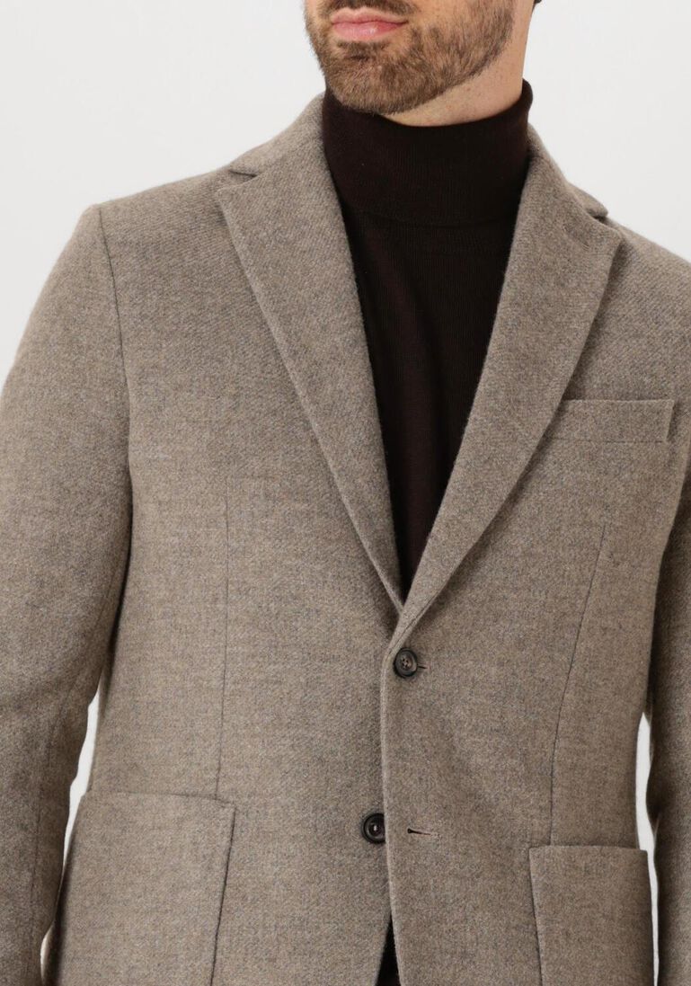 taupe circolo colberts diagonal jacket