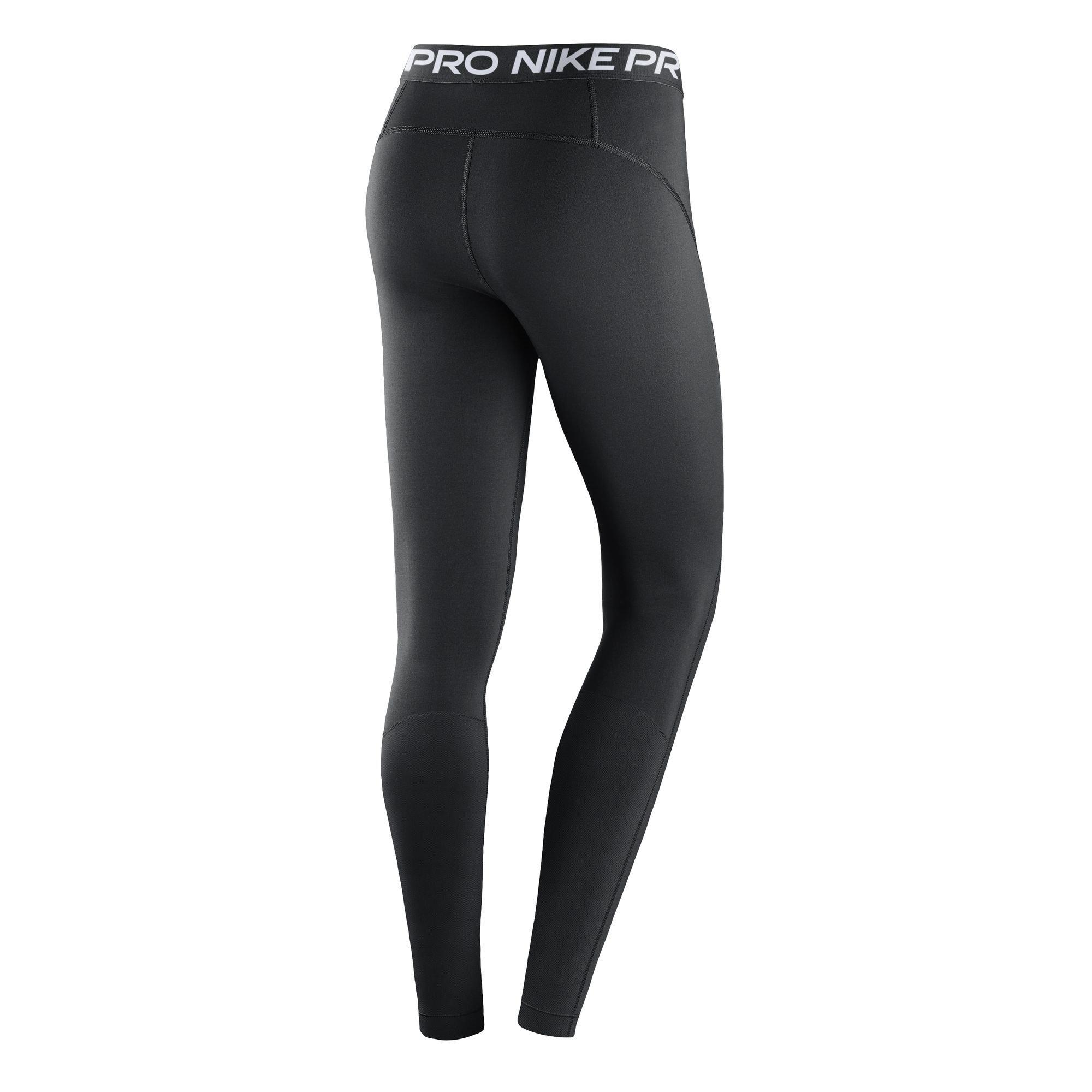Nike Pro Womens Mid Rise Mesh Panelled Leggings