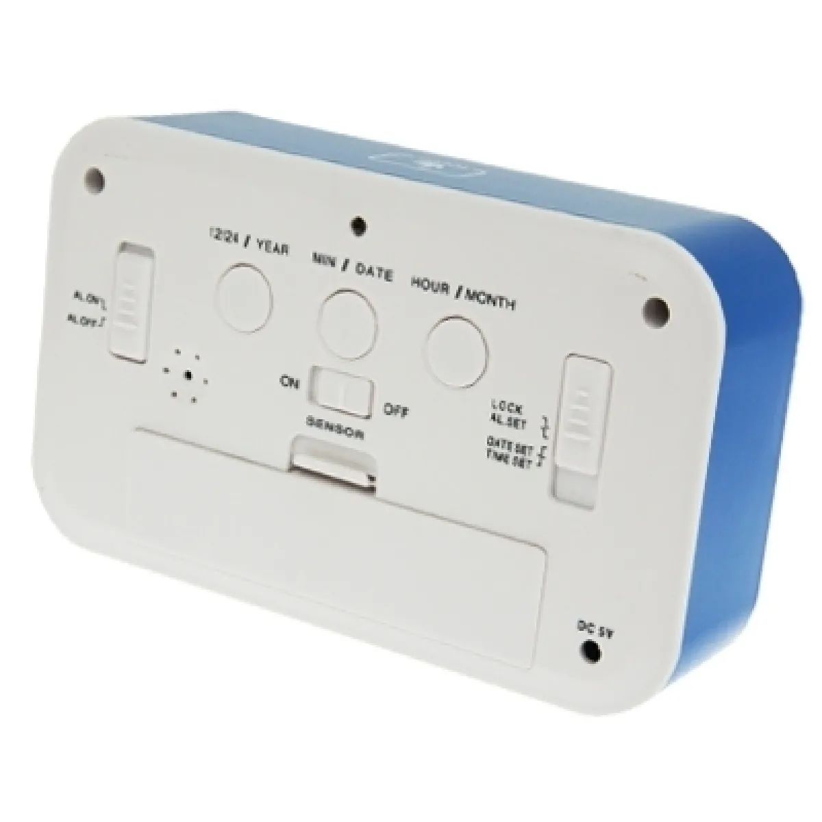 Wewoo Réveil bleu grand écran Snooze Touch