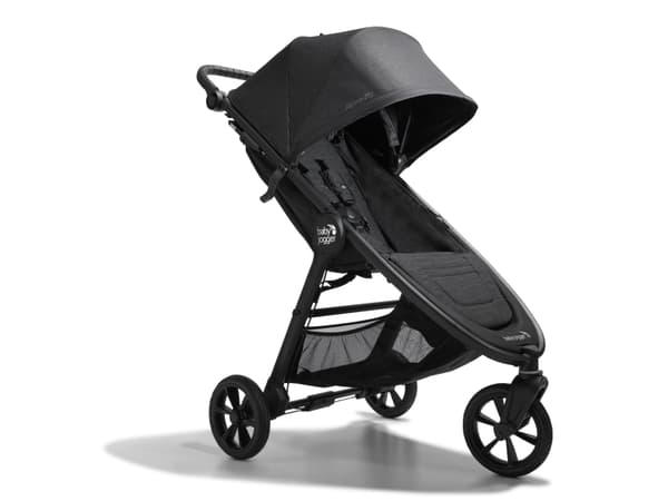 Baby Jogger city mini GT2, Baldakin, For alle terreng, Alle kjønn, Uthulede hjul, Sammenleggbar, Sort