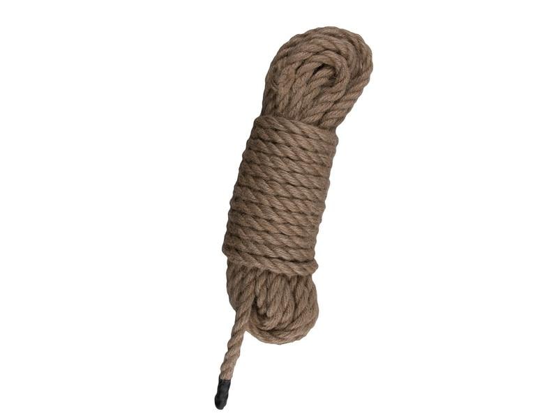 Easytoys Fetish Collection Hanf Bondage Seil Braun 10 m Hochwertiges Hanfseil für erotische Fesselspiele