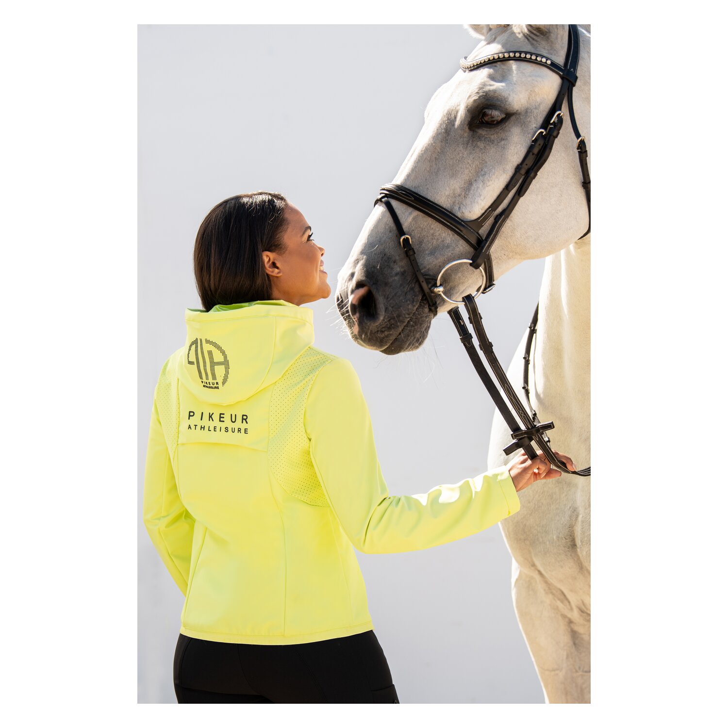 PIKEUR Athleisure Softshelljacke - lime