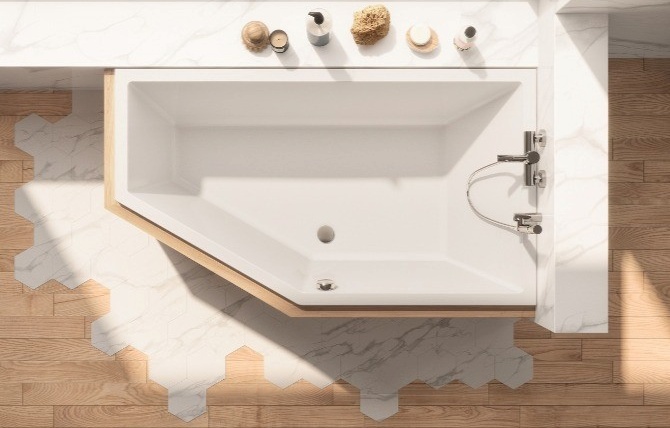 Lambini Designs Florence bubbelbad 160x90cm elektronisch rechts 6 4 2 hydrojets en 12 aerojets met bedieningspaneel chroom