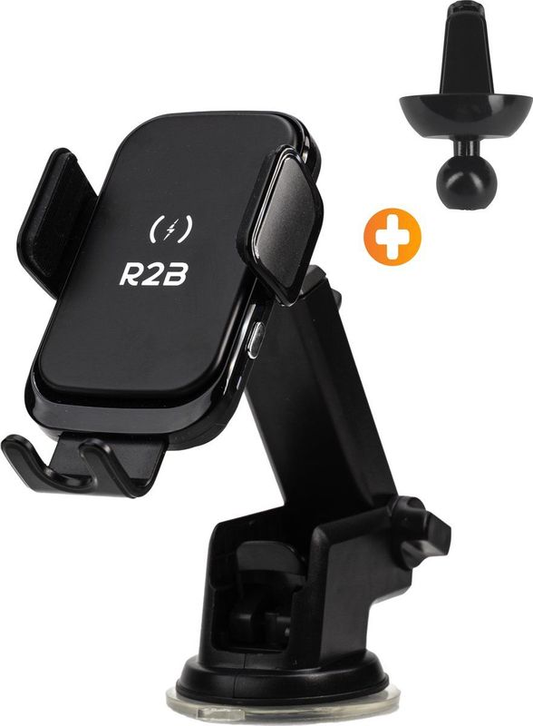R2B - Telefoonhouder - Model Alkmaar - Draadloos Opladen - Zuignap