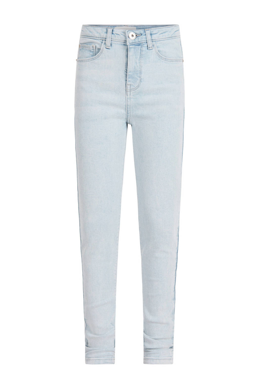 Shoeby high waist skinny jeans light blue denim bleached